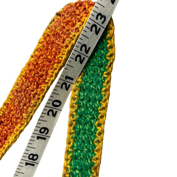 Boho Crochet Multicolor 14" Festival Shoulder Crossbody Artisan Hippie Bag Purse - Picture 10 of 10